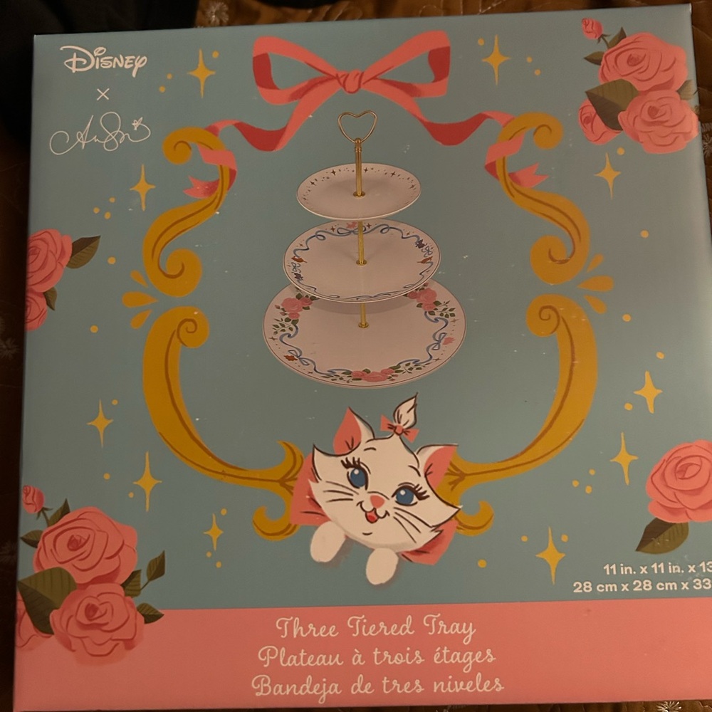 Disneyland three tiered tray collection